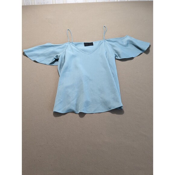 Tops - Blaque Label Women's Green Short Sleeve Blouse M *READ DESCRIPTION*